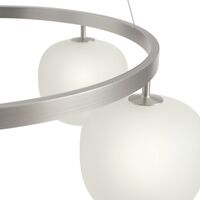 Rime Chandelier Aluminum Gray