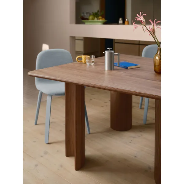 Re-Norm Dining Table 130x120 Walnut Veneer