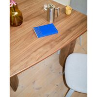 Re-Norm Dining Table 130x120 Walnut Veneer