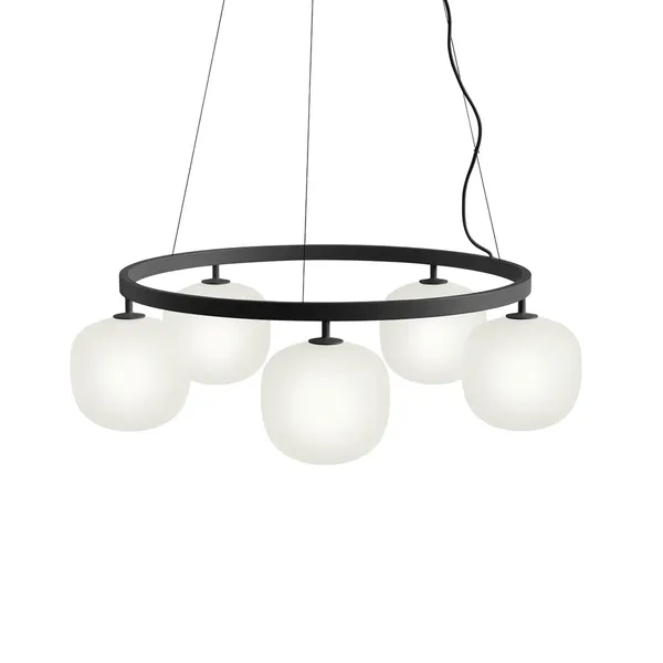 Rime Chandelier Black