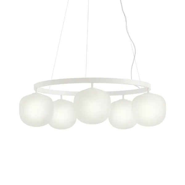 Rime Chandelier White