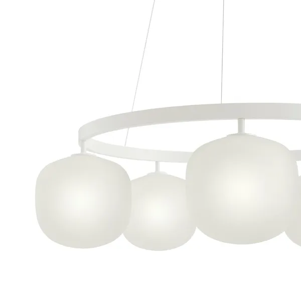 Rime Chandelier White