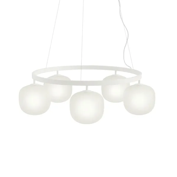 Rime Chandelier White