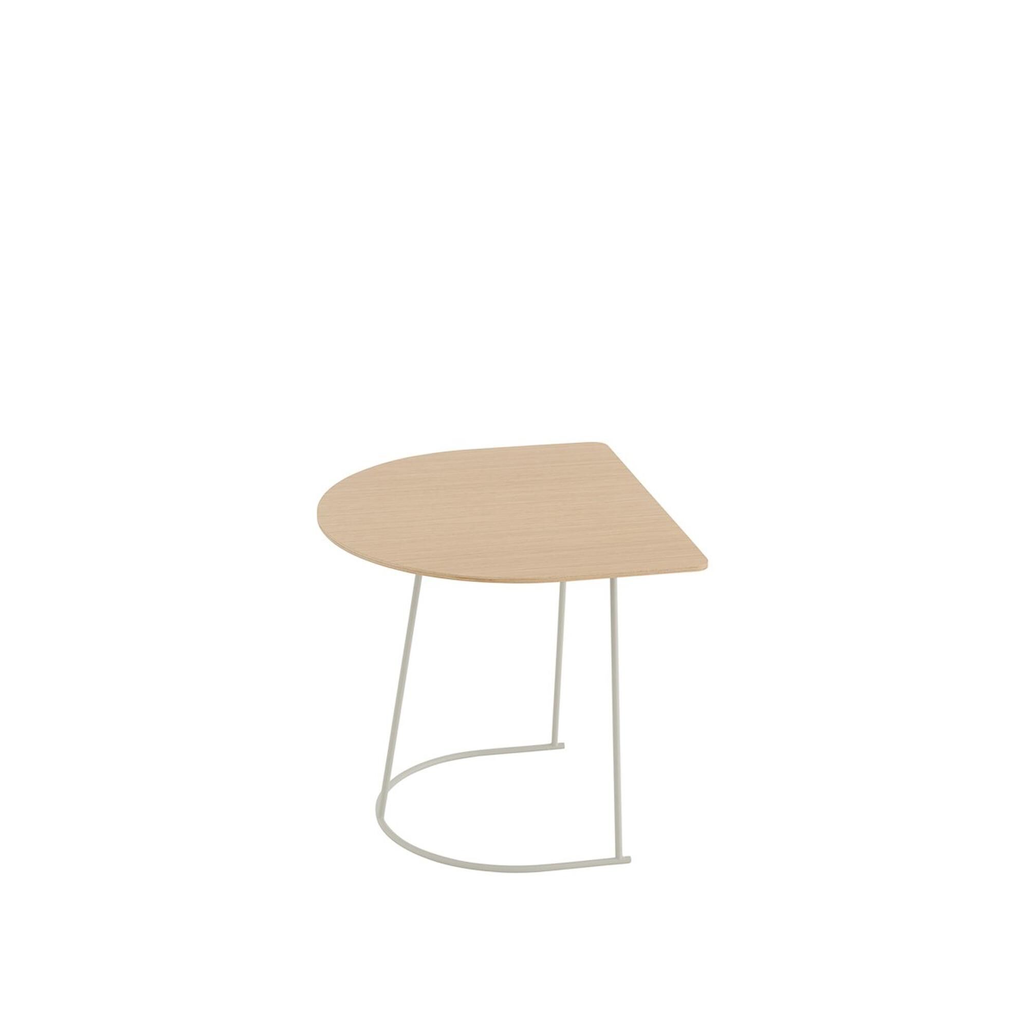 Airy Sofabord Halv Størrelse Lakeret Eg/Off White