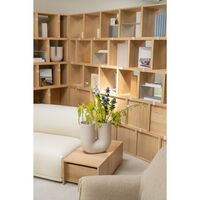 Connect Modular Coffee Table Small Lacquered Oak