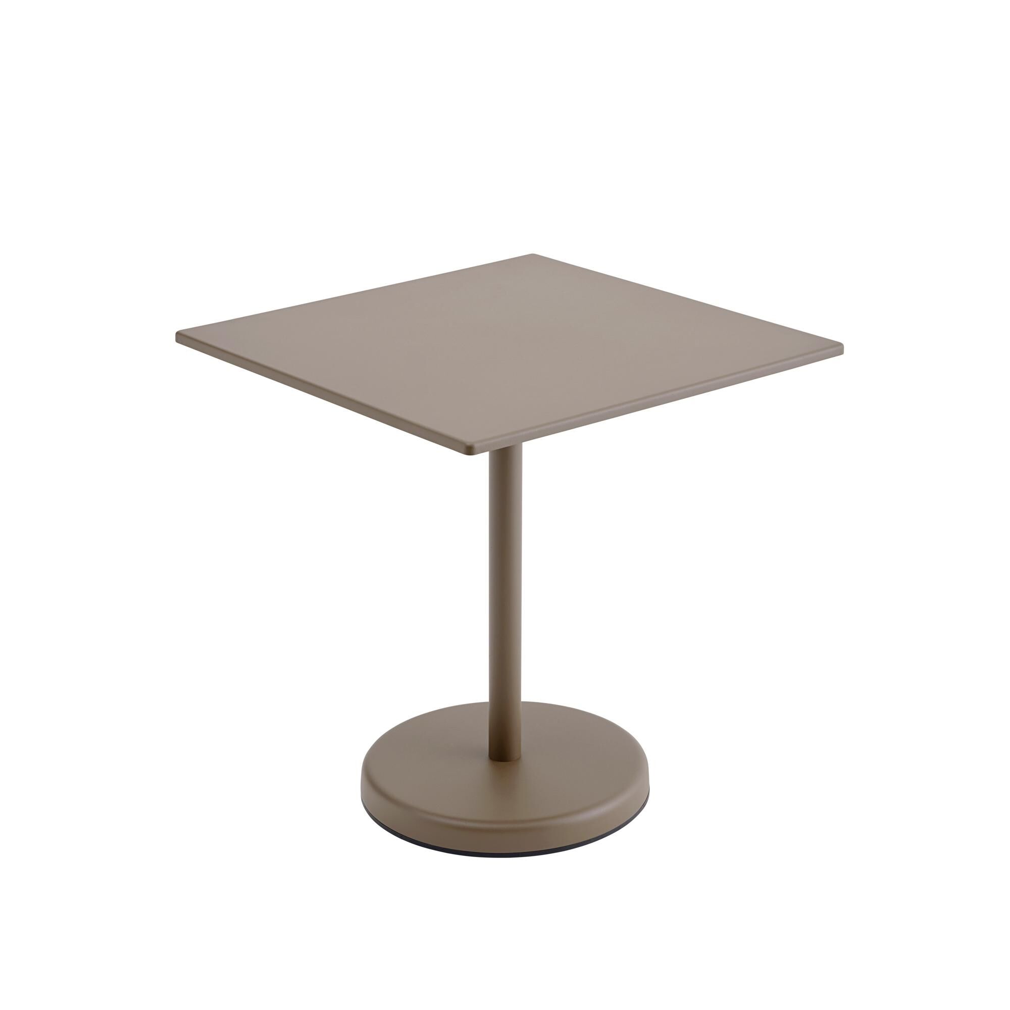Linear Steel Café Hagebord 73x70 cm Taupe