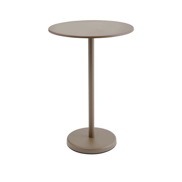 Linear Steel Café Havebord 70x105 Taupe