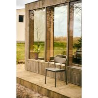 Linear Steel Spisebordsstol Taupe