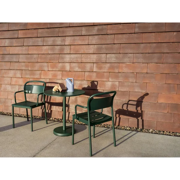 Linear Steel Dining Chair Taupe
