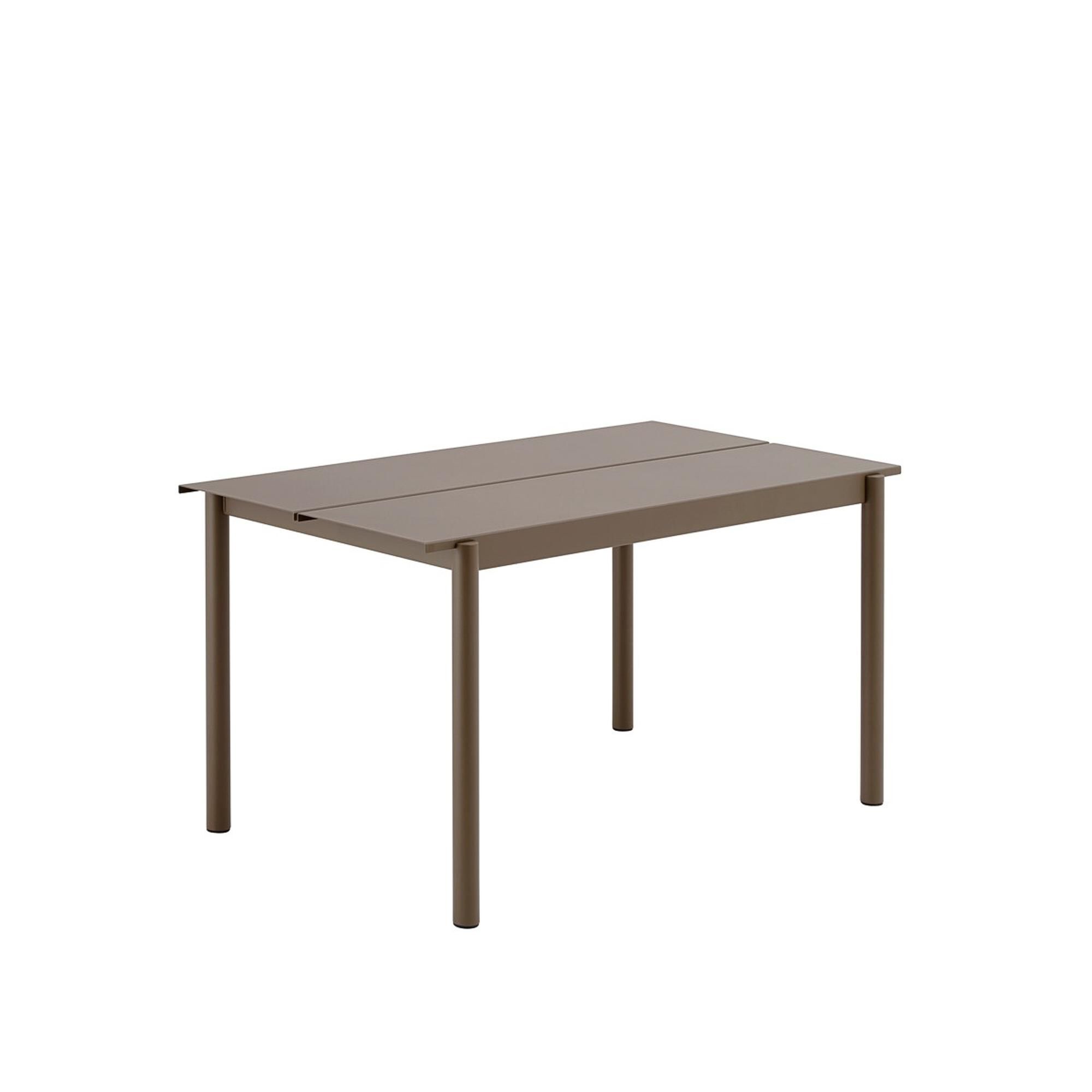 Linear Steel Bord 140x75 cm Taupe