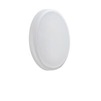 Looped Wall/ Ceiling Light IP44 White