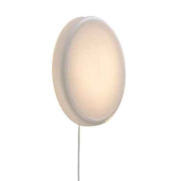 Lámpara de Techo Looped Regulable con Interruptor IP44 Blanco