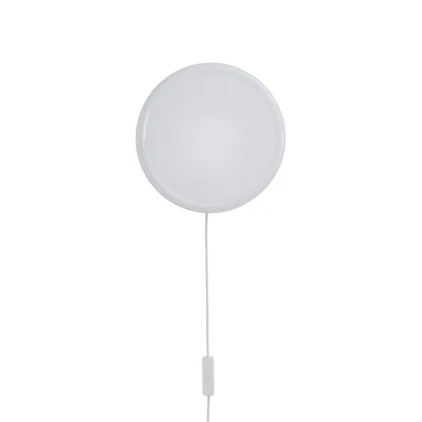 Lámpara de Techo Looped Regulable con Interruptor IP44 Blanco