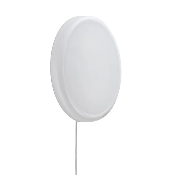Lámpara de Techo Looped Regulable con Interruptor IP44 Blanco
