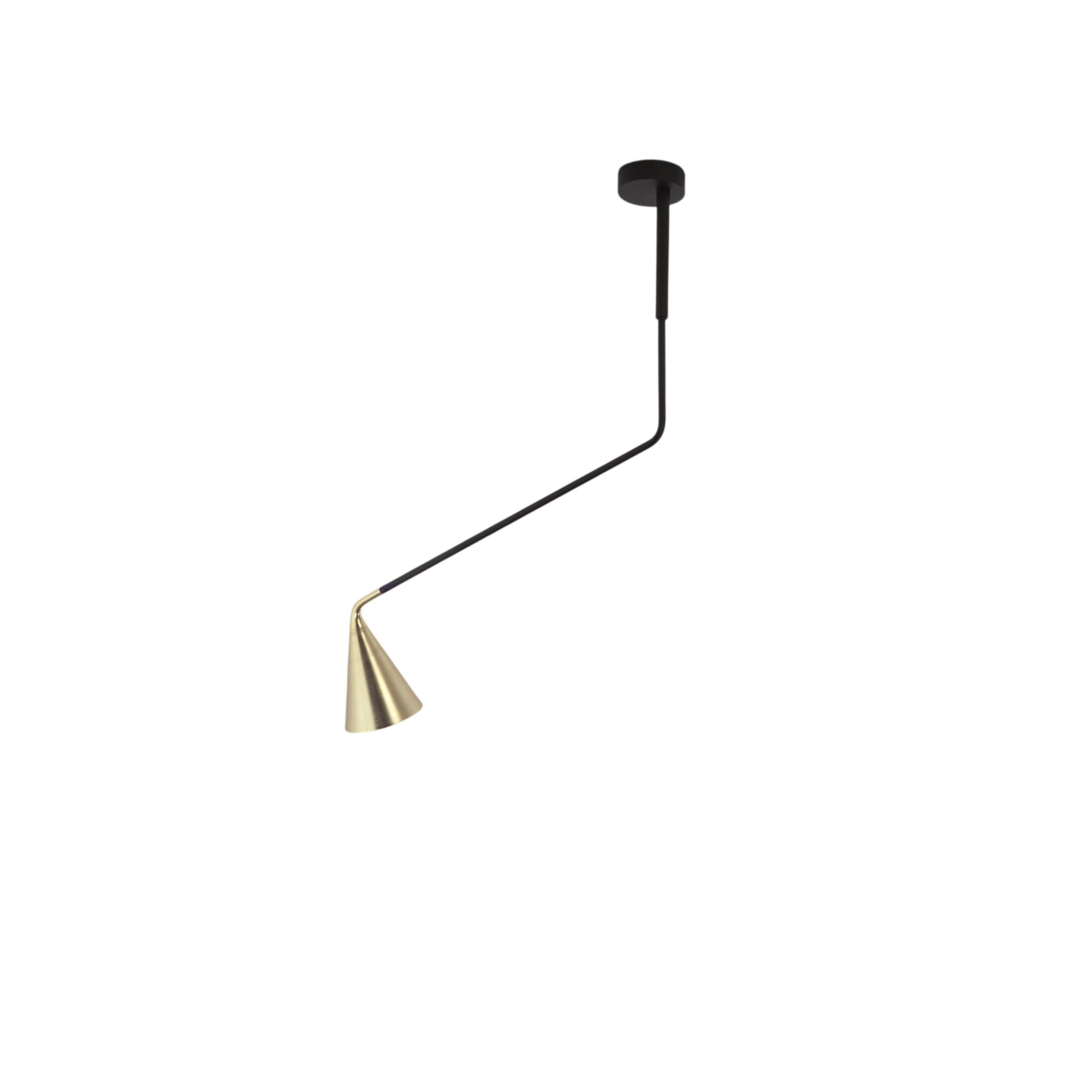 M&auml;ssing Gordon 561.11B Taklampa Matt/Svart Borstat