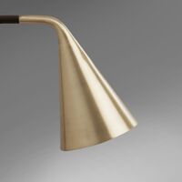 Gordon 561.11B Taklampe Matt Sort/ Børstet Messing