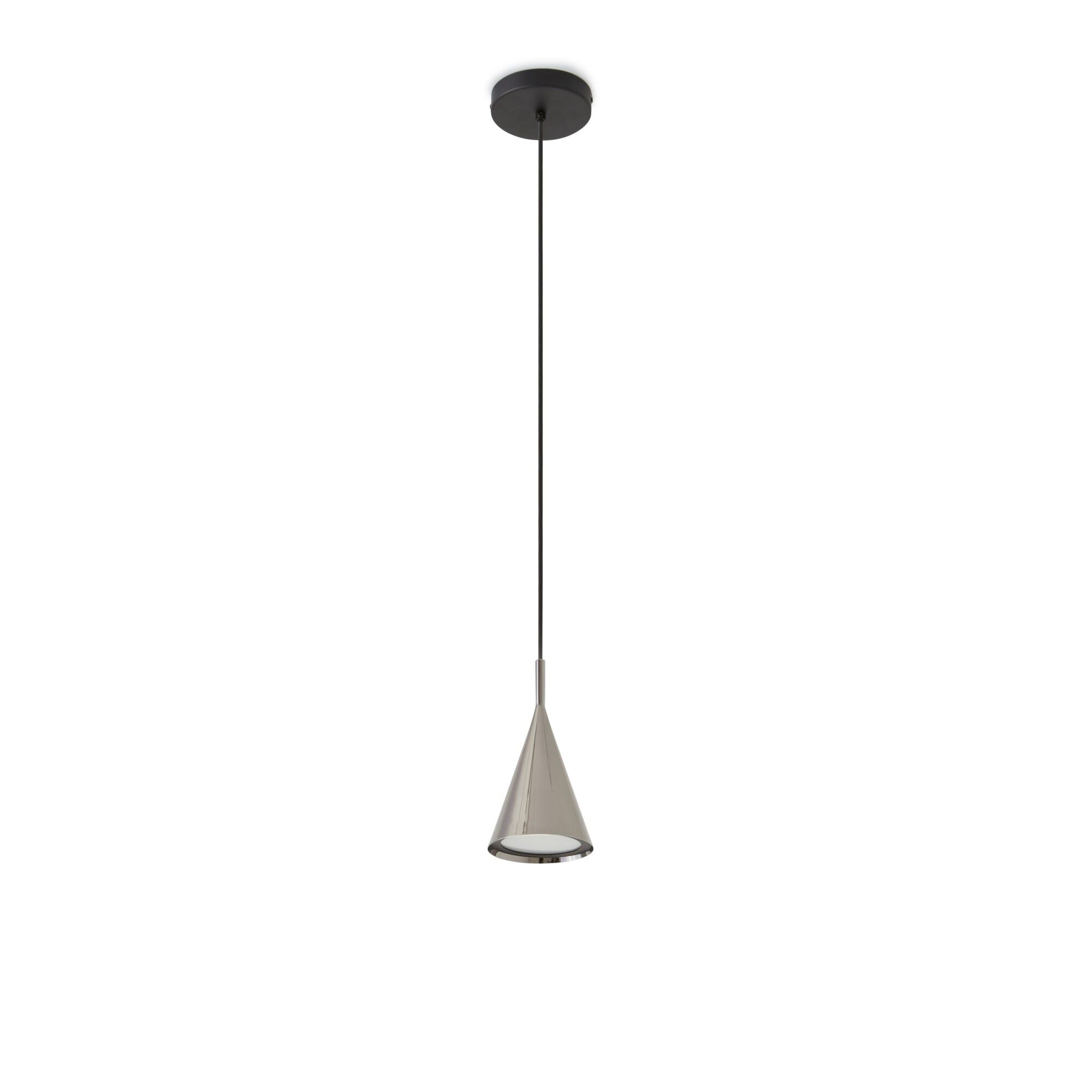 Gordon 561.22 Taklampa Matt Svart/ Svart Krom