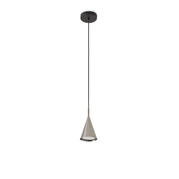 Lampa Matowy Gordon 561.22 Lampa Wisząca Czarny/ Czarny Chrom