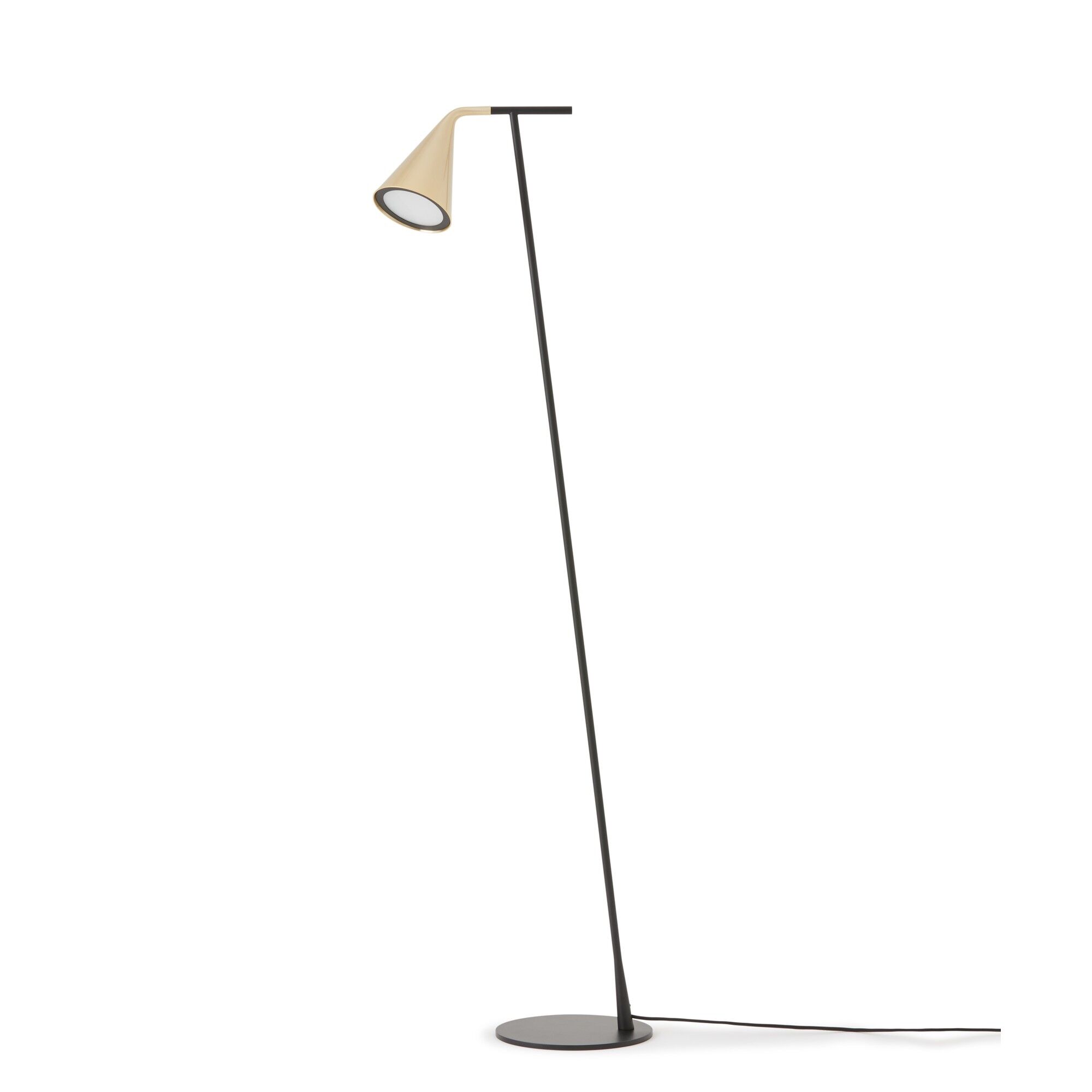 Gordon 561.61 Golvlampa Matt/Svart Borstat
