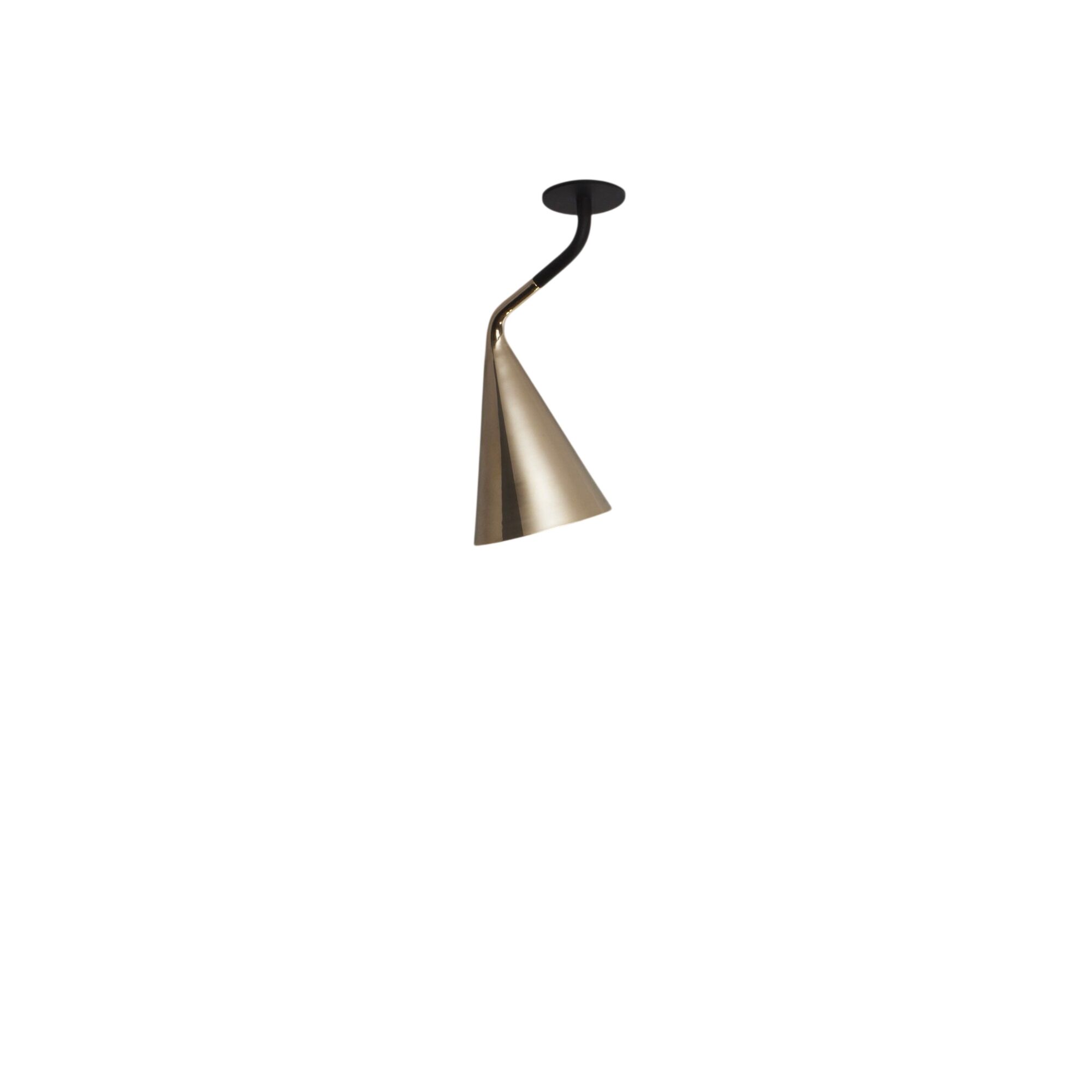 Gordon 561.71 Taklampa Matt/Svart Borstat