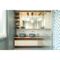 Nabila 552.21L Pendant Black/ Brushed Brass/ Clear Glass