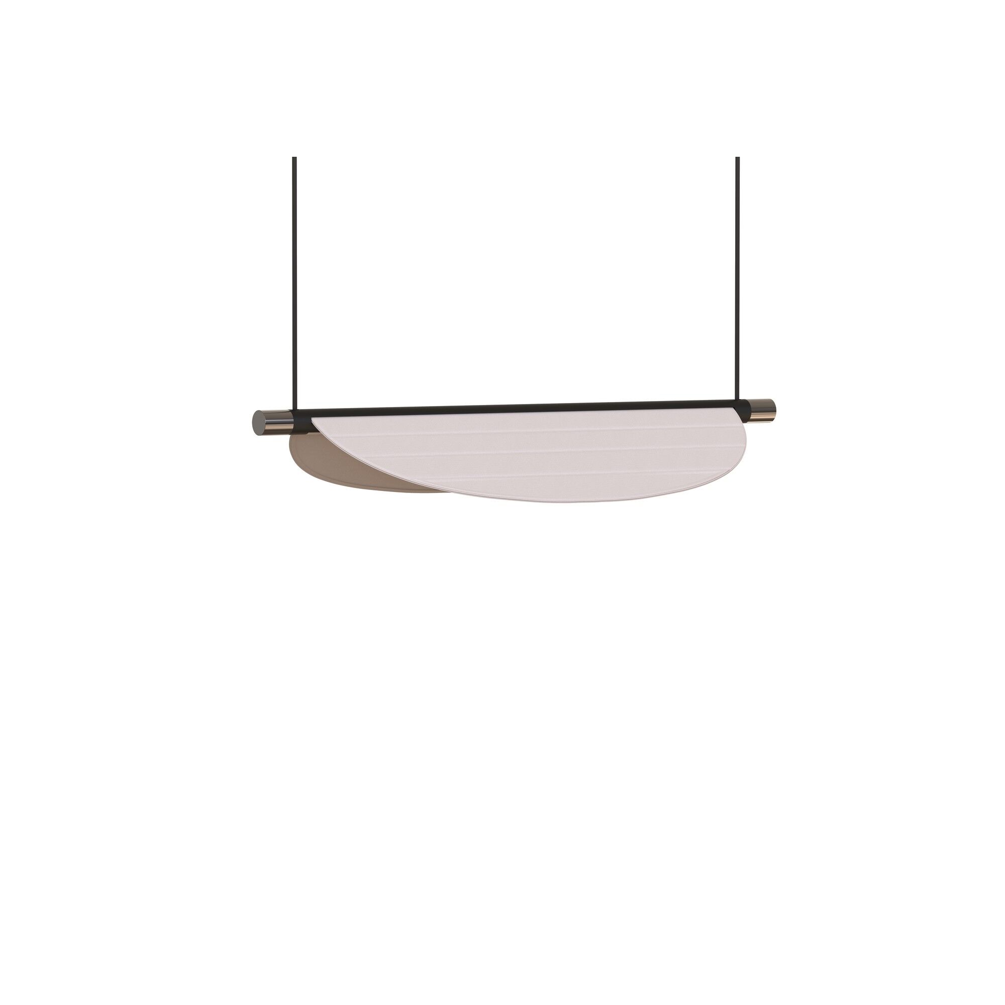 Thula 562.21 Taklampa Beige/ Nickel/ Beige L&auml;der