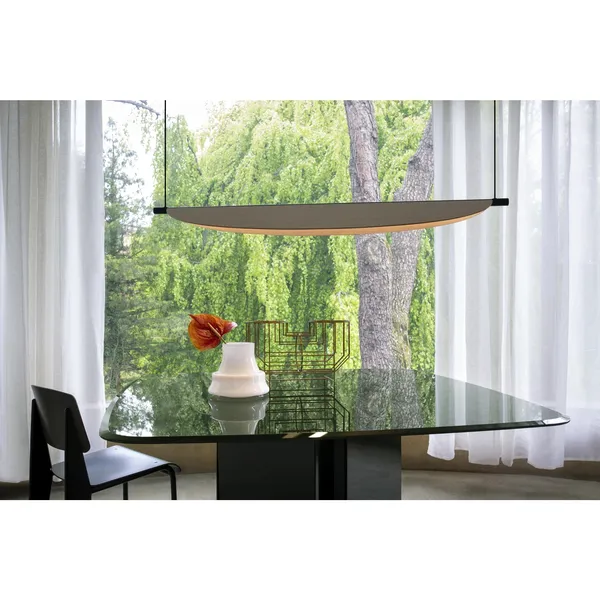Thula 562.23 Hanglamp Beige/ Wit Eikenhout