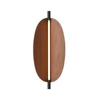 Thula 562.41 Wall/ Ceiling Light Beige/ Nickel/ Walnut