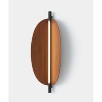 Thula 562.41 Wall/ Ceiling Light Beige/ Nickel/ Walnut