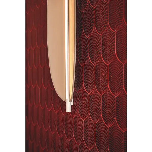 Thula 562.41 Wall/ Ceiling Light Beige/ Nickel/ White Oak