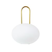 Linterna LED Ellipse Blanco/ Latón