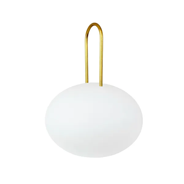 Linterna LED Ellipse Blanco/ Latón