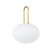 Linterna LED Ellipse Blanco/ Latón