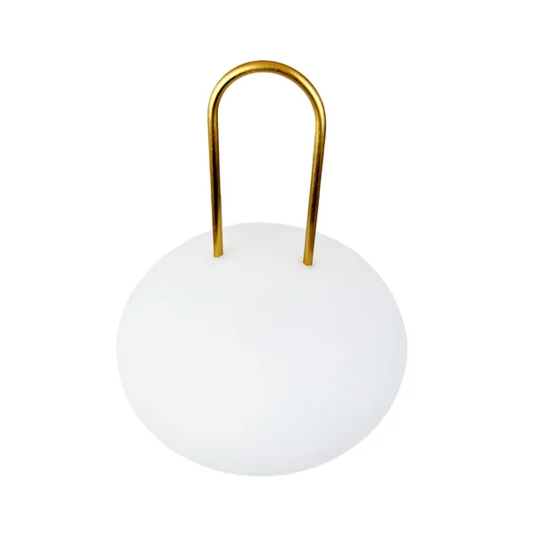 Linterna LED Ellipse Blanco/ Latón