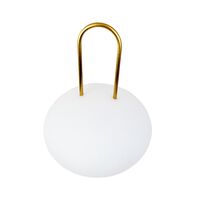 Linterna LED Ellipse Blanco/ Latón