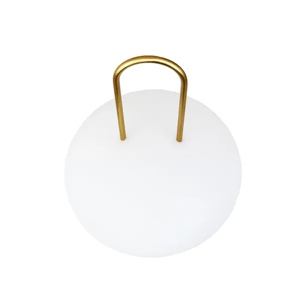 Linterna LED Ellipse Blanco/ Latón