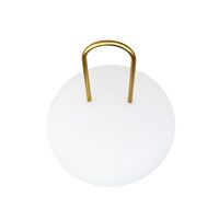 Linterna LED Ellipse Blanco/ Latón