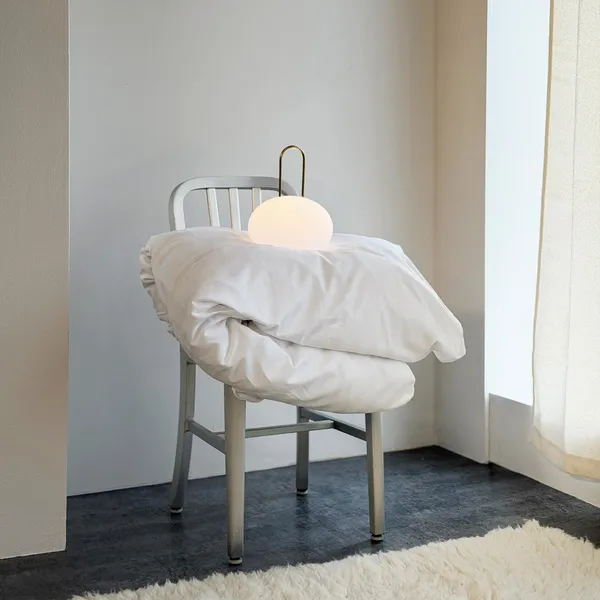 Linterna LED Ellipse Blanco/ Latón