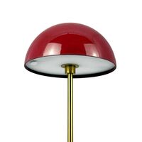 ALONG Mini Table lamp LED 2 pcs Dark Red/ Brass
