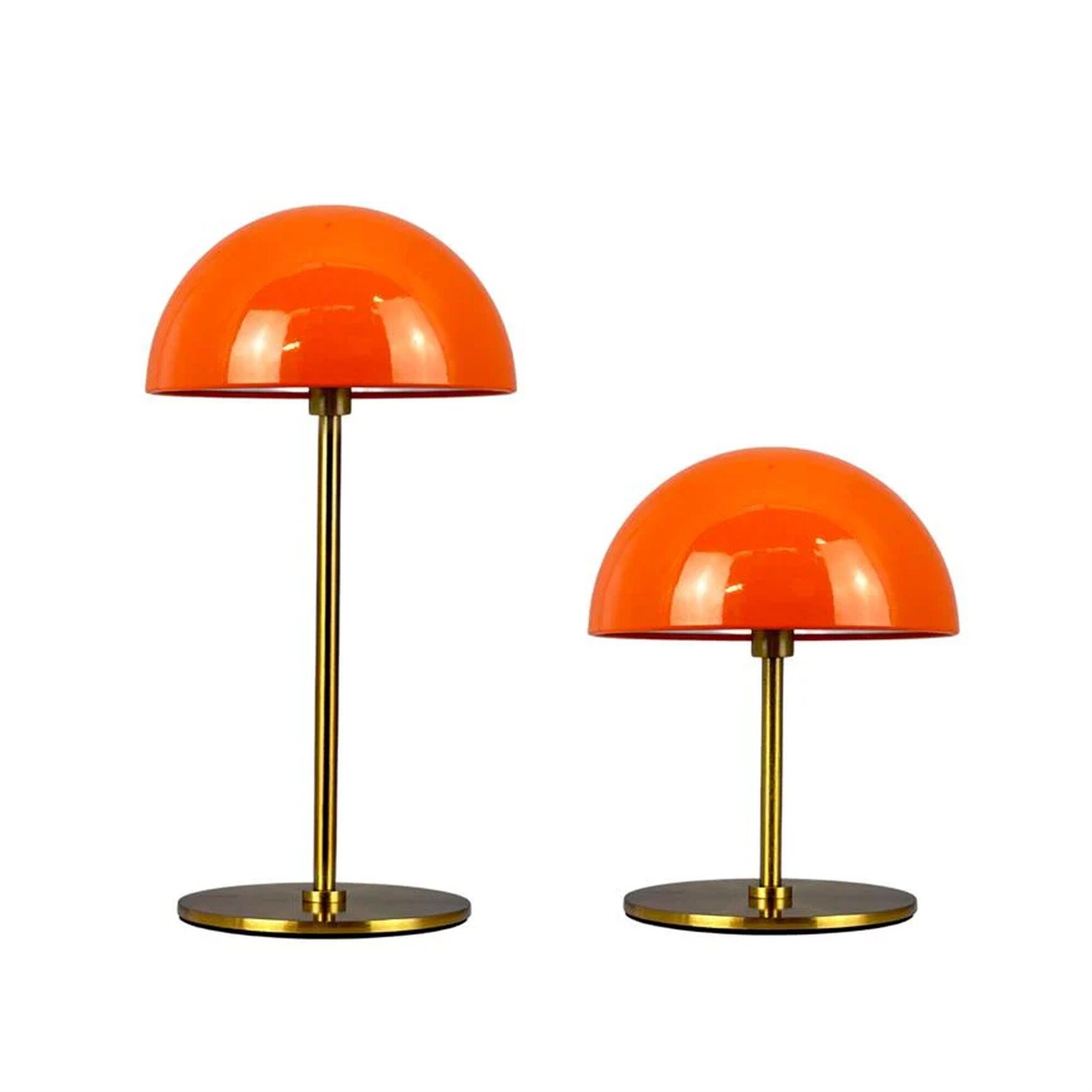 ALONG Mini Bordslampa LED 2 st Orange/ M&auml;ssing
