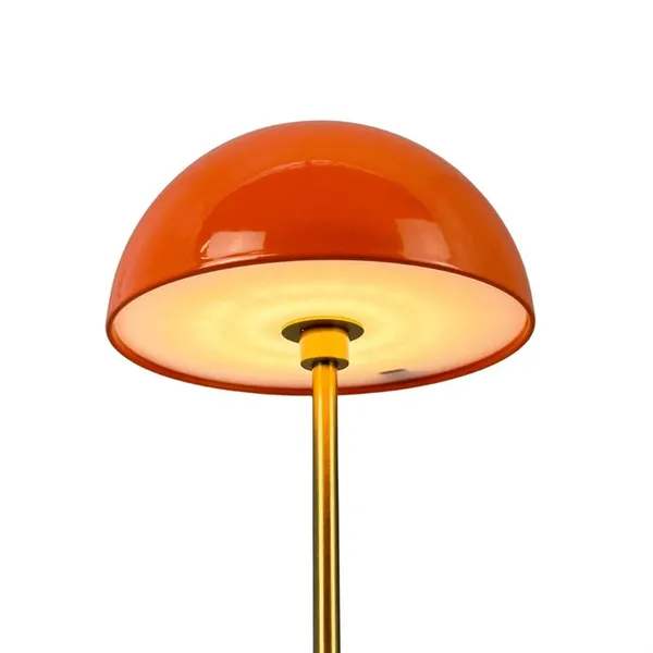 ALONG Mini Tischlampe LED, 2 Stück , Orange/ Messing