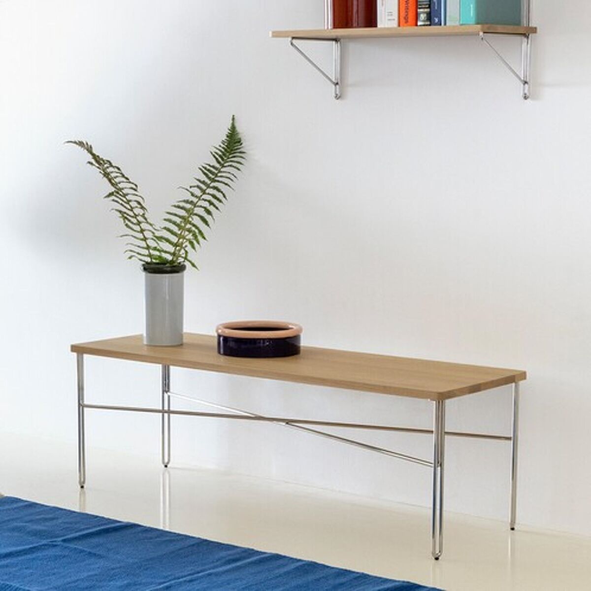 Inline Coffee Table 120x40 Blue