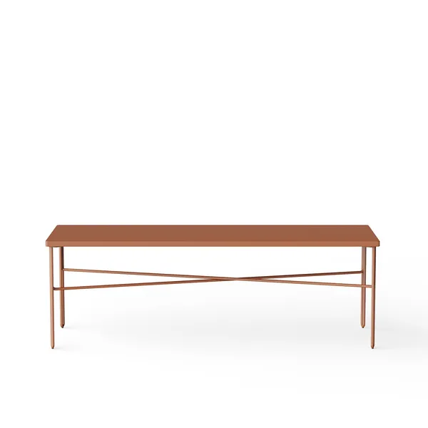 Inline Coffee Table 120x40 Red