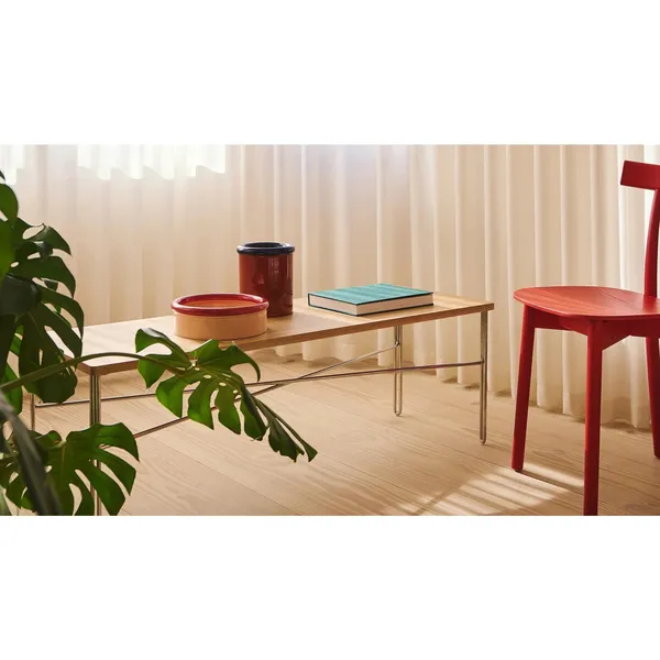 Inline Coffee Table 120x40 Red