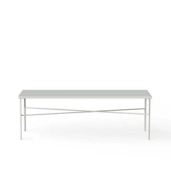 Inline Coffee Table 120x40 Light Gray