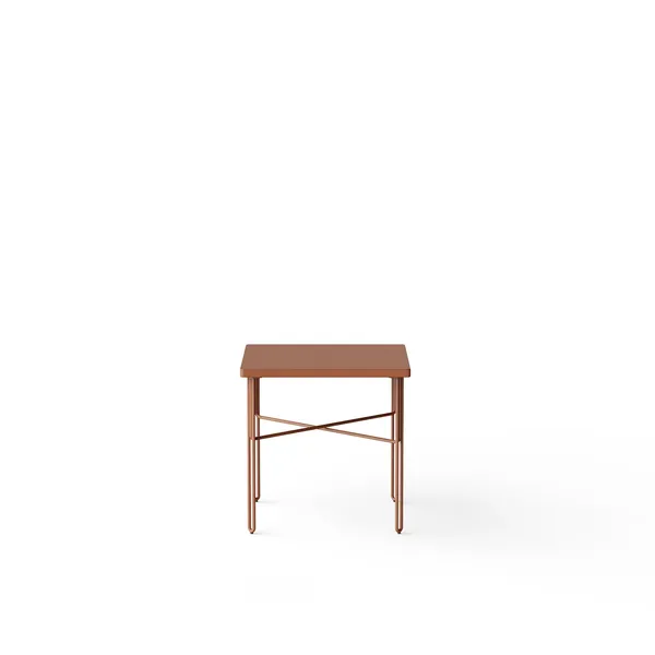 Inline Coffee Table 40x40 Red