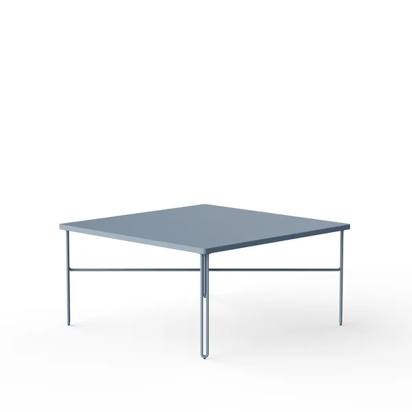 Inline Coffee Table 80x80 Blue