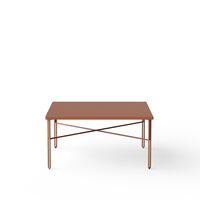 Inline Coffee Table 80x80 Red
