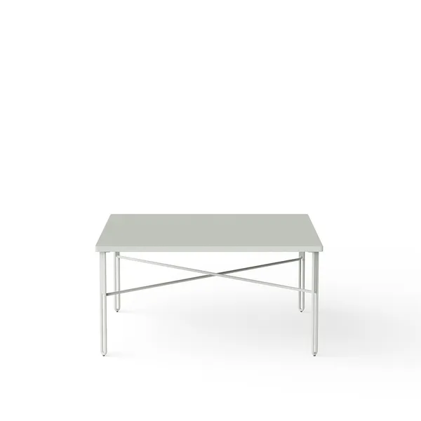 Inline Coffee Table 80x80 Light Gray