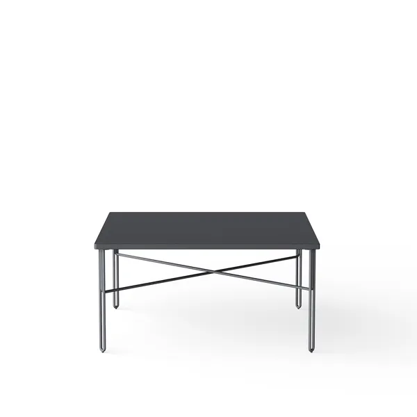 Inline Coffee Table 80x80 Dark Grey